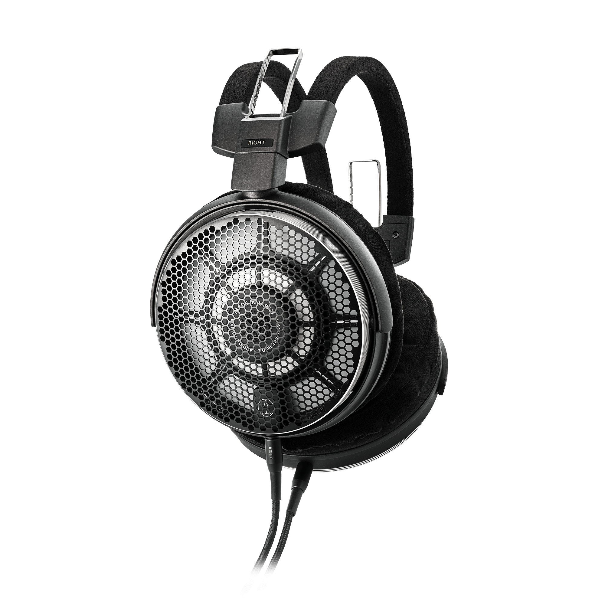 Audio-Technica ATH-ADX7000の製品外観。開放型ハニカムハウジングとベルベットイヤーパッドを備えたフラッグシップヘッドホン