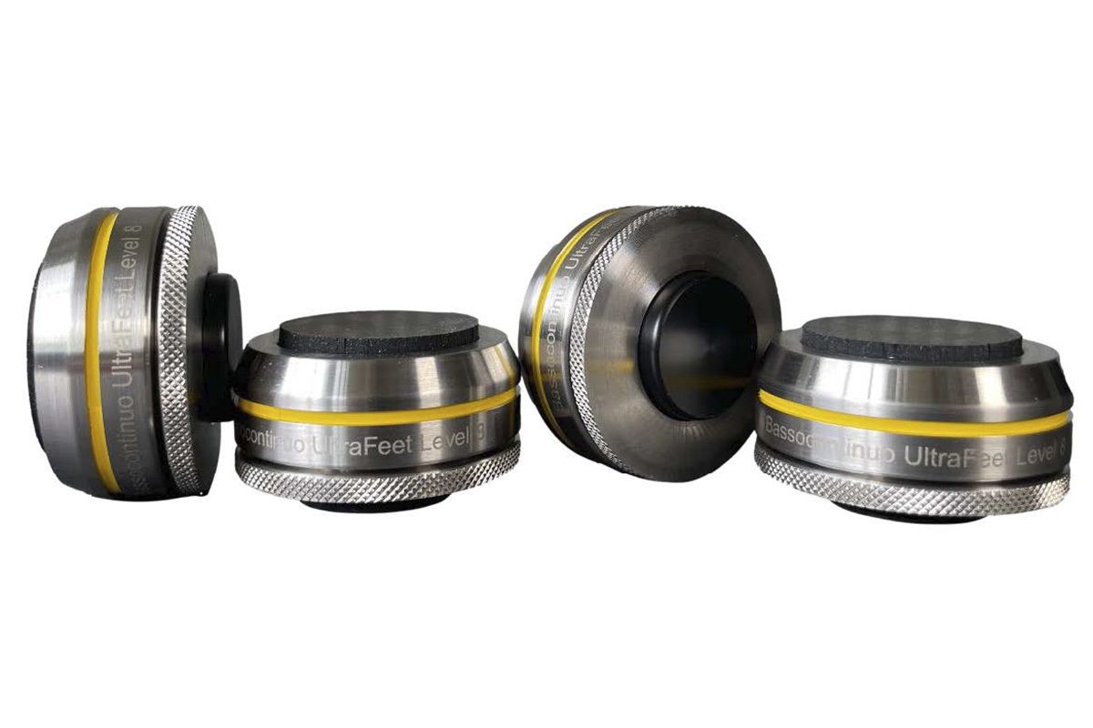 Bassocontinuo Introduces ULTRA FEET LEVEL 8 — Turntable-Specific Isolation Feet