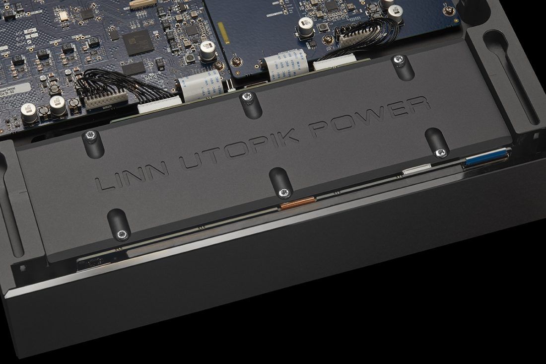 Linn Klimax DSM/3 Utopik power supply interior. Clean and responsive power design with intelligent valley switching and power factor correction circuitry
